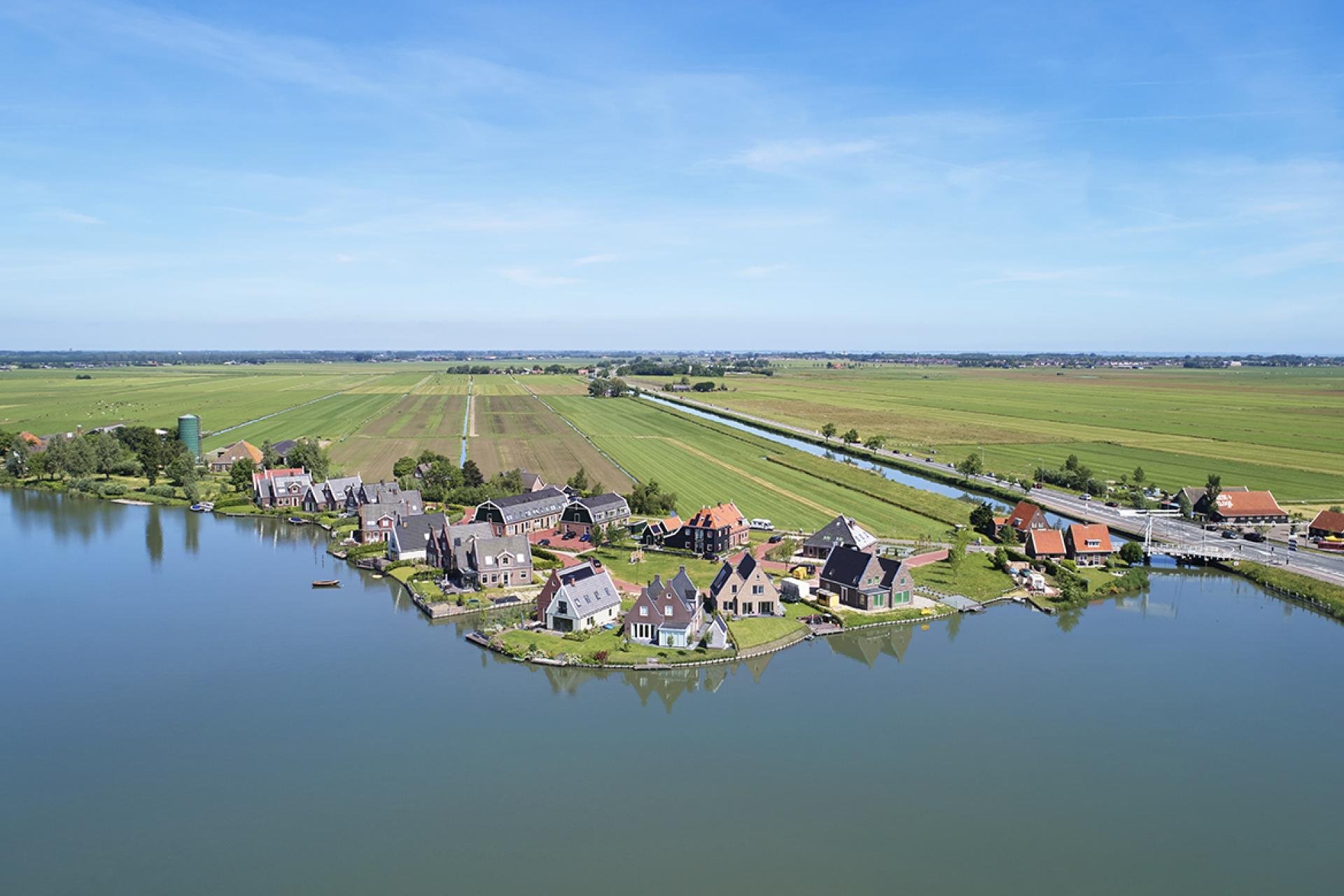 Luchtfoto Katwoude Stiereveld